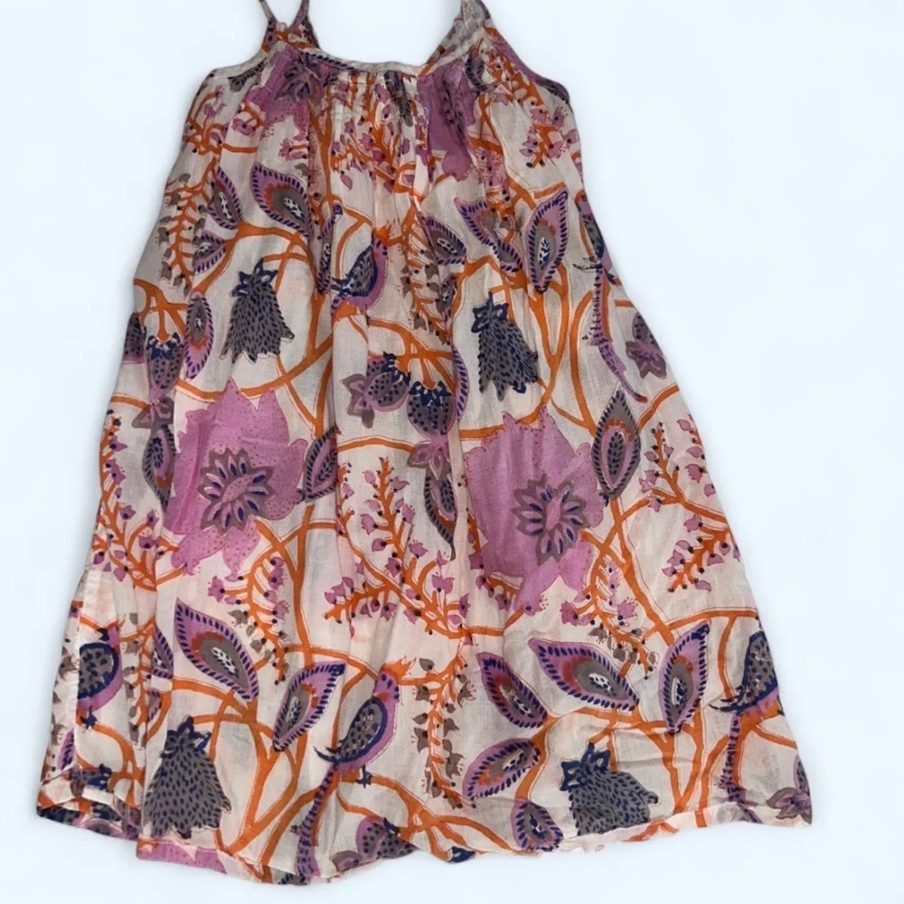 Roberta Roller Rabbit Purple and Orange Floral Dress